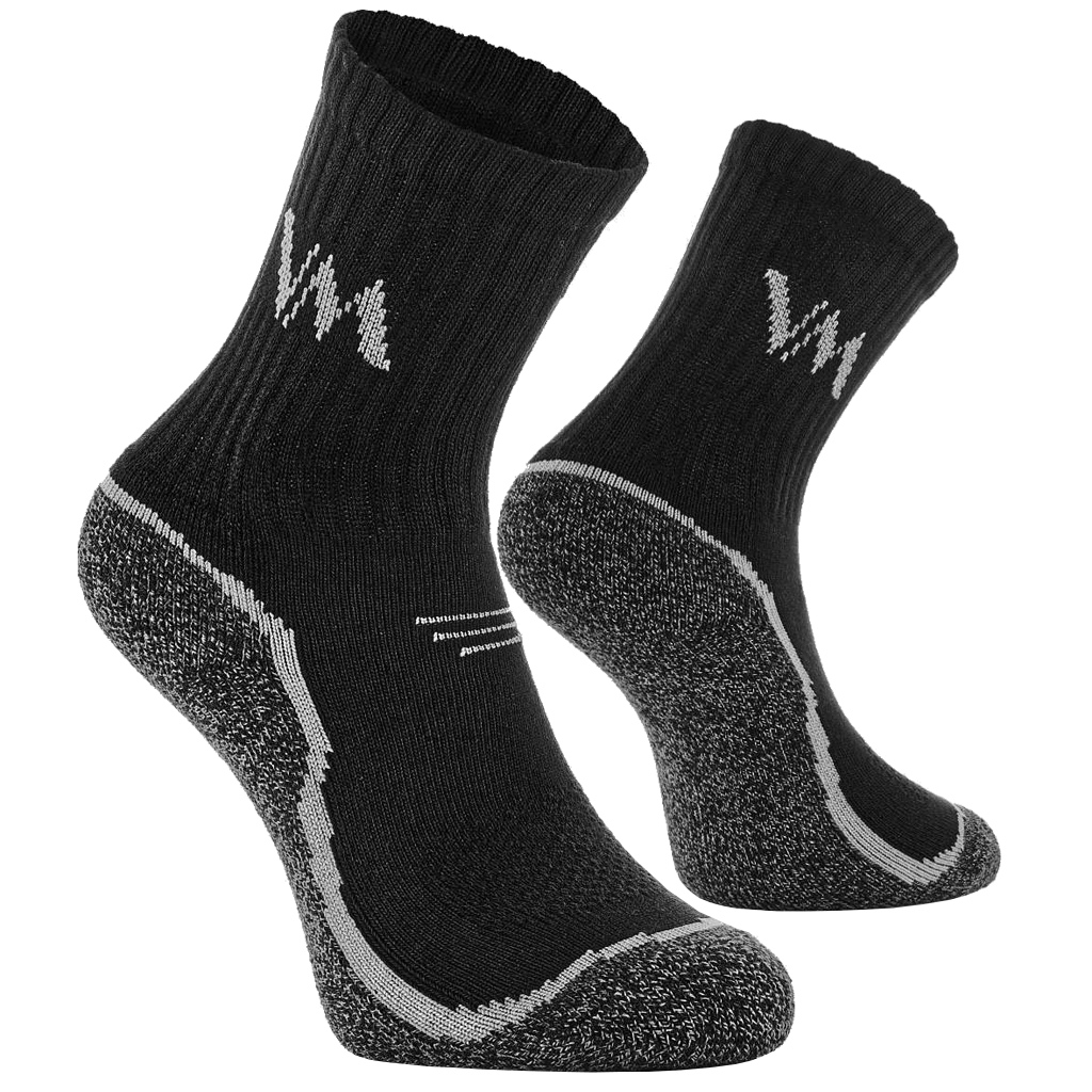 Coolmaxové funkční ponožky VM 8004 COOLMAX balení 3 PÁRY - černá