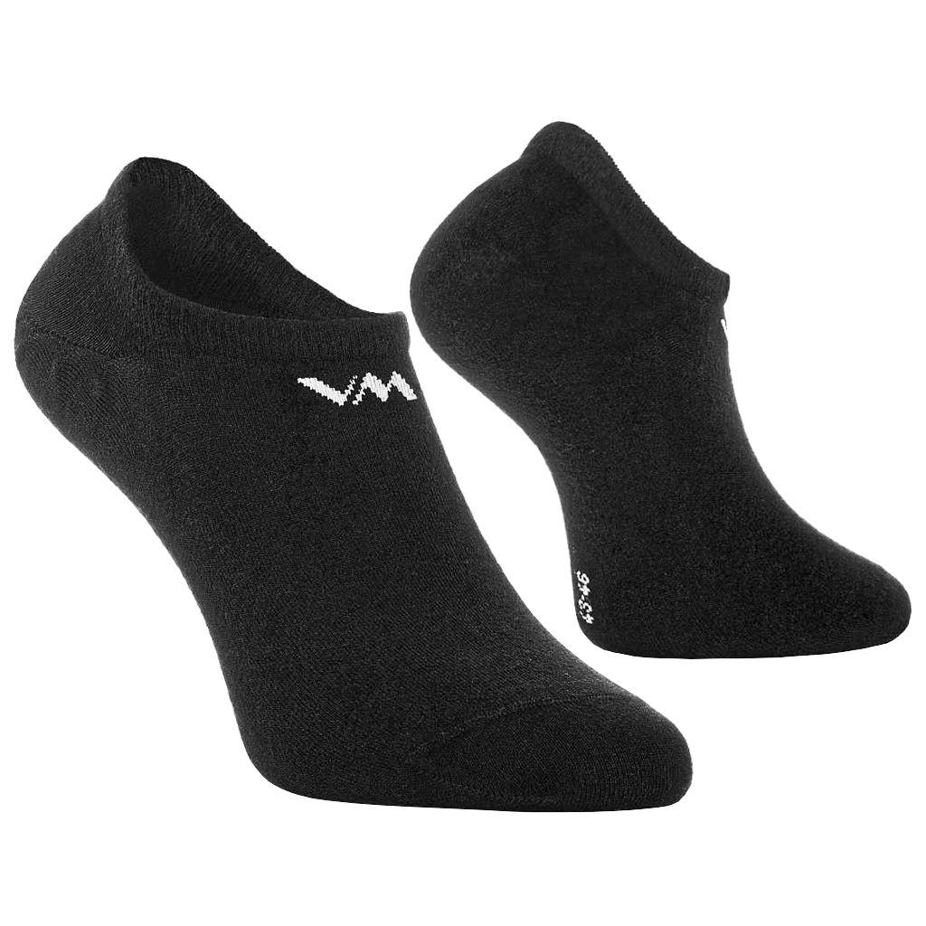 Bambusové funkční ponožky VM 8009 BAMBOO ULTRASHORT balení 3 PÁRY - černá